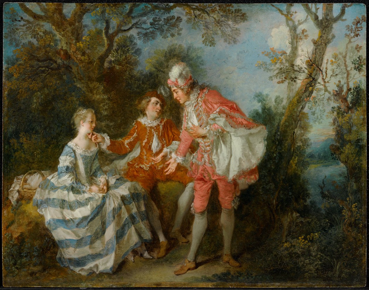To venner av Nicolas Lancret