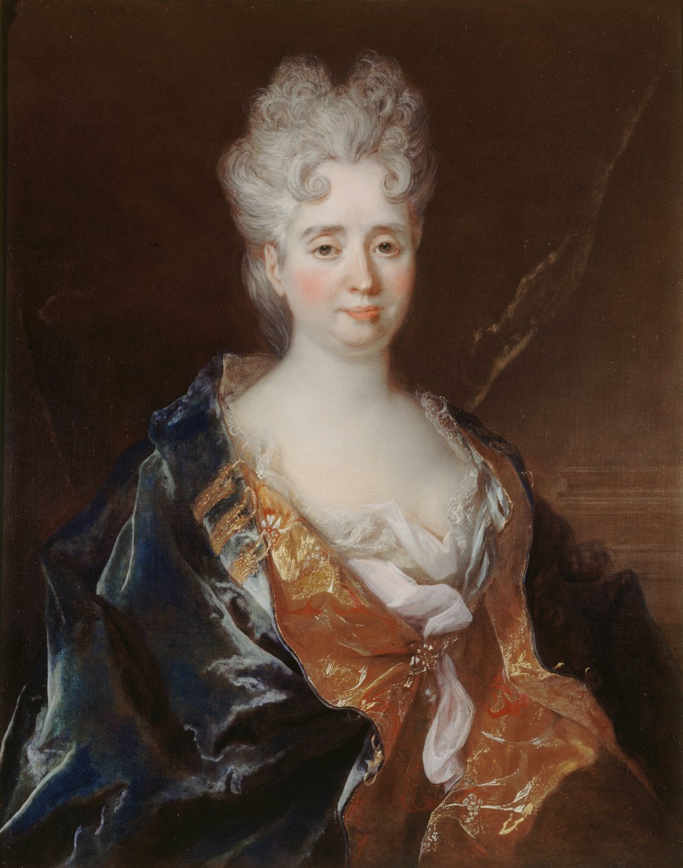 Portrett av Anne-Thérèse de Marguenat de Courcelles, Marquise de Lambert, ca. 1710. av Nicolas Largillière de