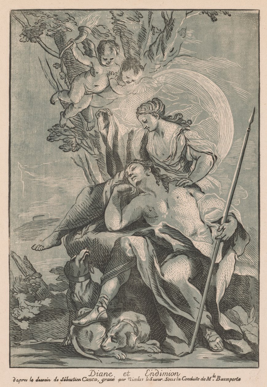 Diana og Endymion. av Nicolas LeSueur