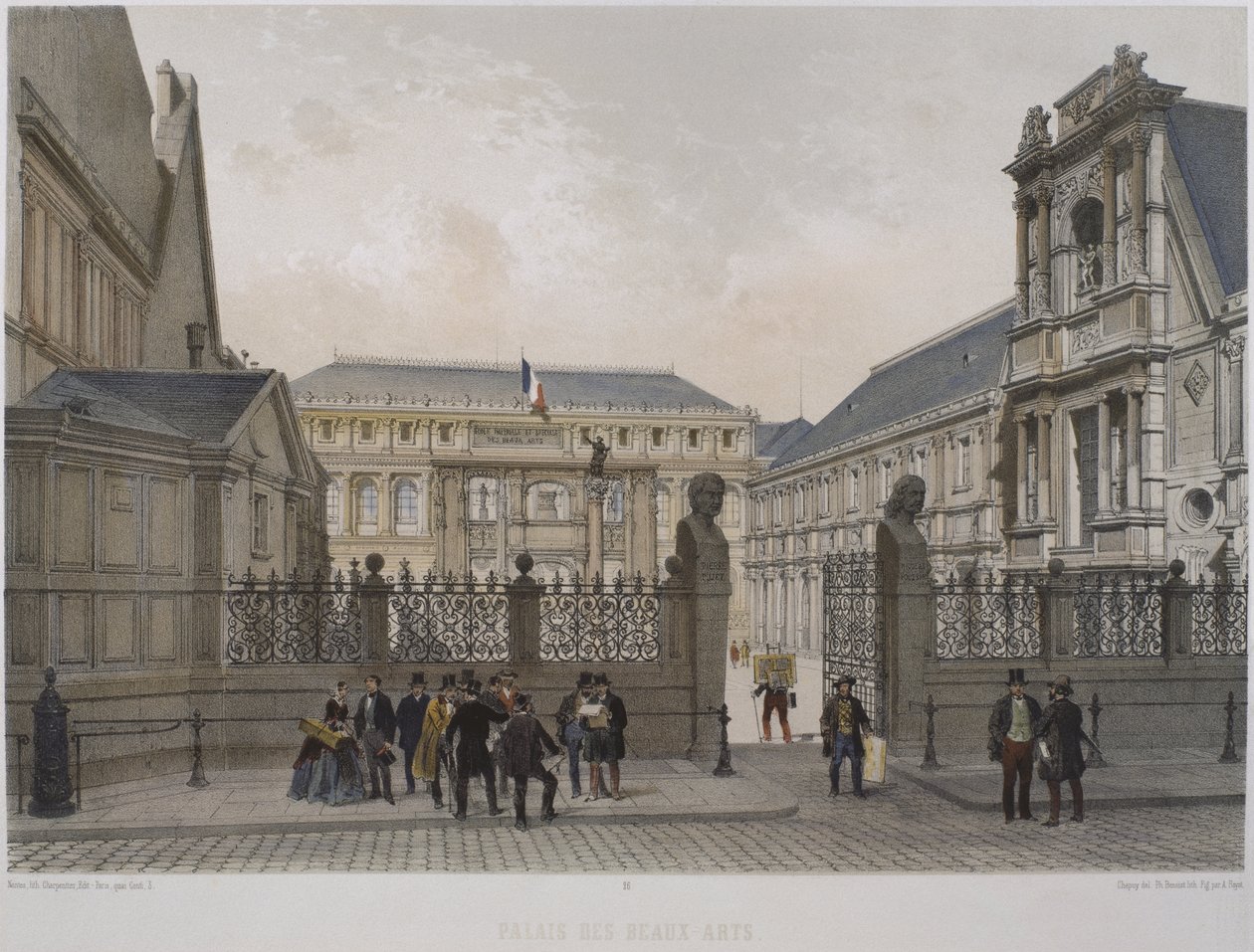 Palais des Beaux-Arts, Paris, illustrasjon fra 