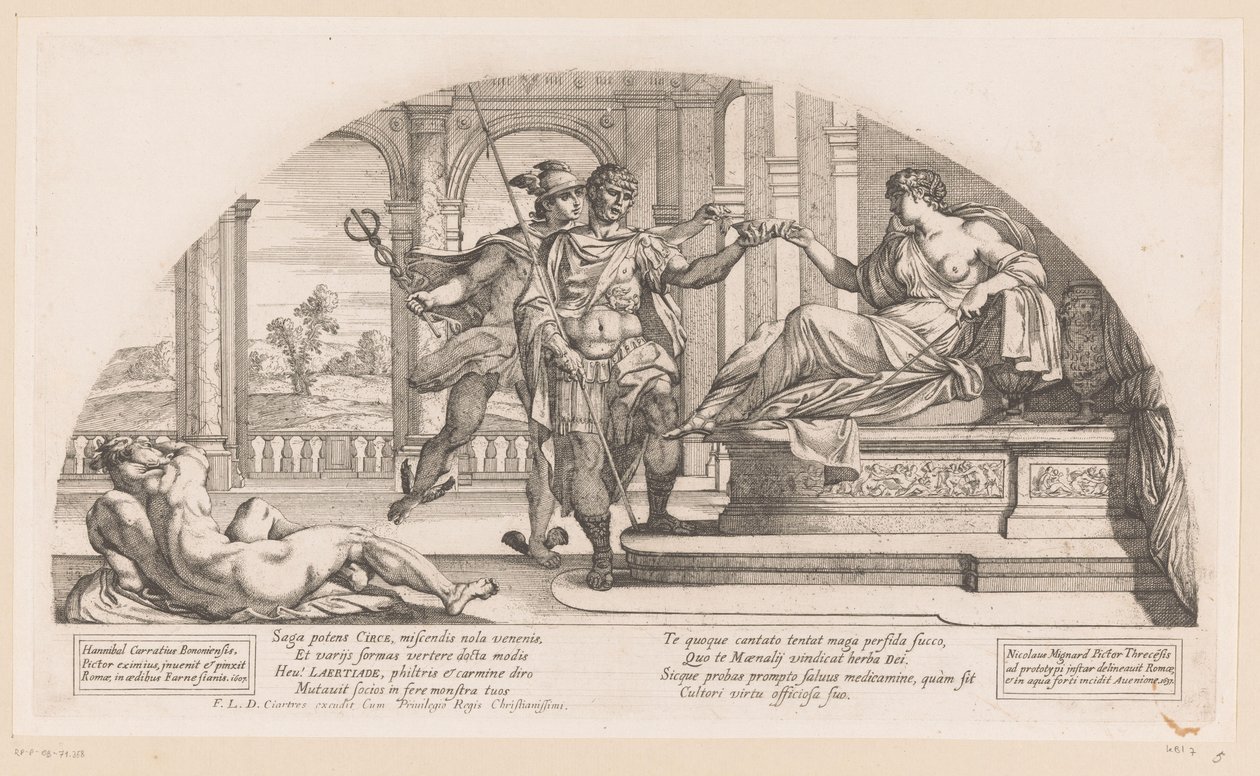 Odysseus at Circe Stories from the Odyssey (serietittel) av Nicolas Mignard