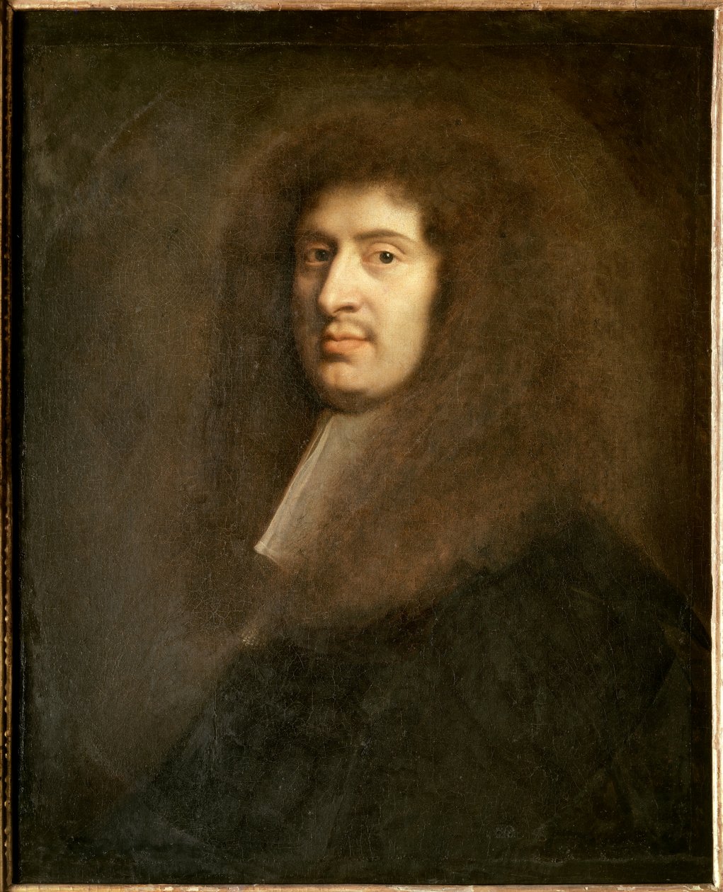 Portrett av Gabriel Nicolas de la Reynie (1625-1709), første politiløytnant i Paris under Louis XV Maleri av Nicolas Mignard (1606-1668) Privat samling fra 1600-tallet av Nicolas Mignard