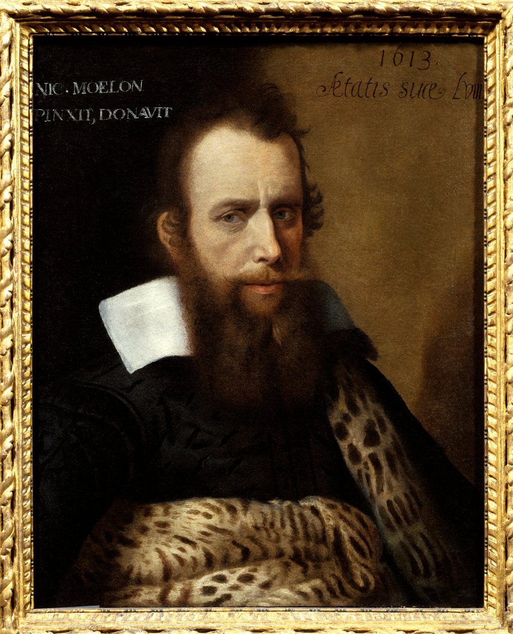 Portrett av Eustache de La Salle. Maleri av Nicolas Moillon (eller Moelon, ca. 1550-1619) av Nicolas Moillon