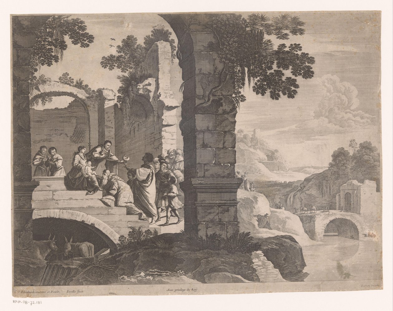 Tilbedelse av kongene av Nicolas Perelle