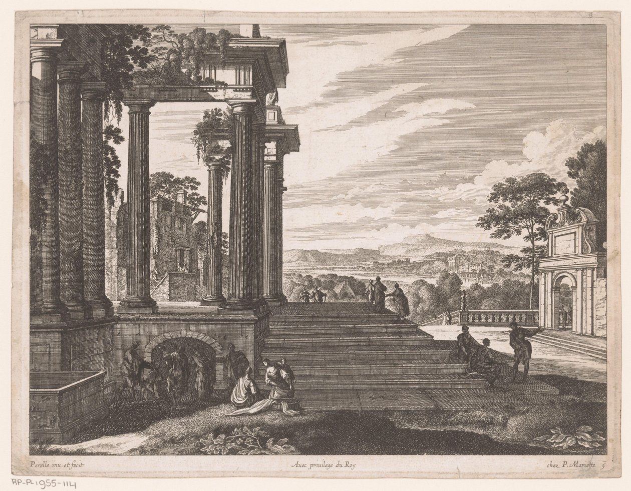 Antikk ruin av Nicolas Perelle