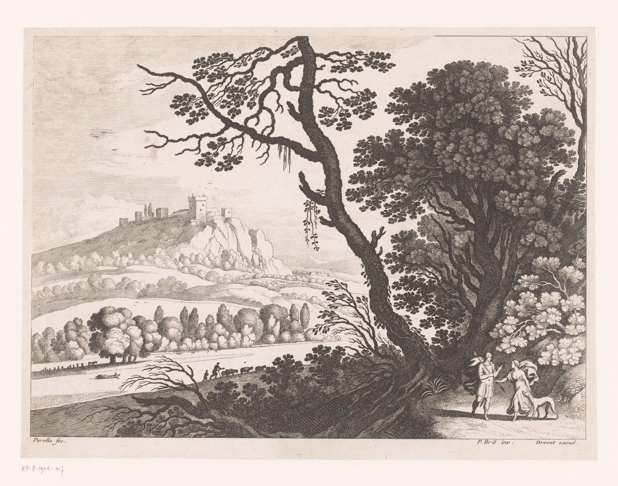 Cephalus og Procris av Nicolas Perelle