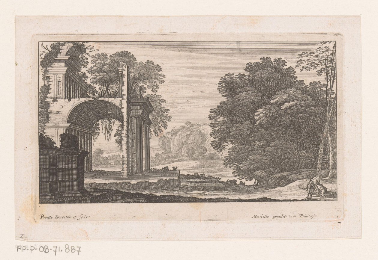 Landskap med ruin Landskap (serietittel) av Nicolas Perelle