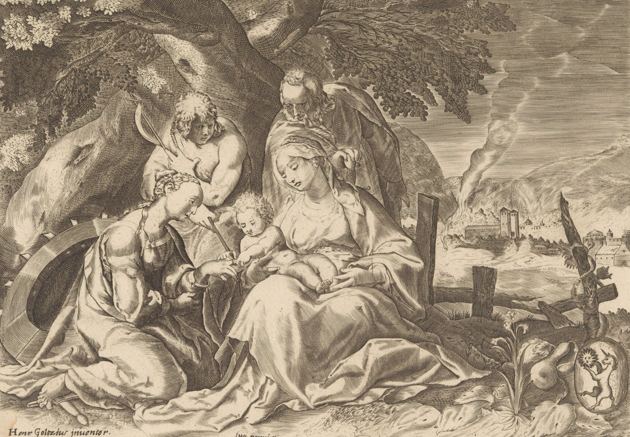 Trolovelsen til Saint Catherine. av Nicolas Perrey