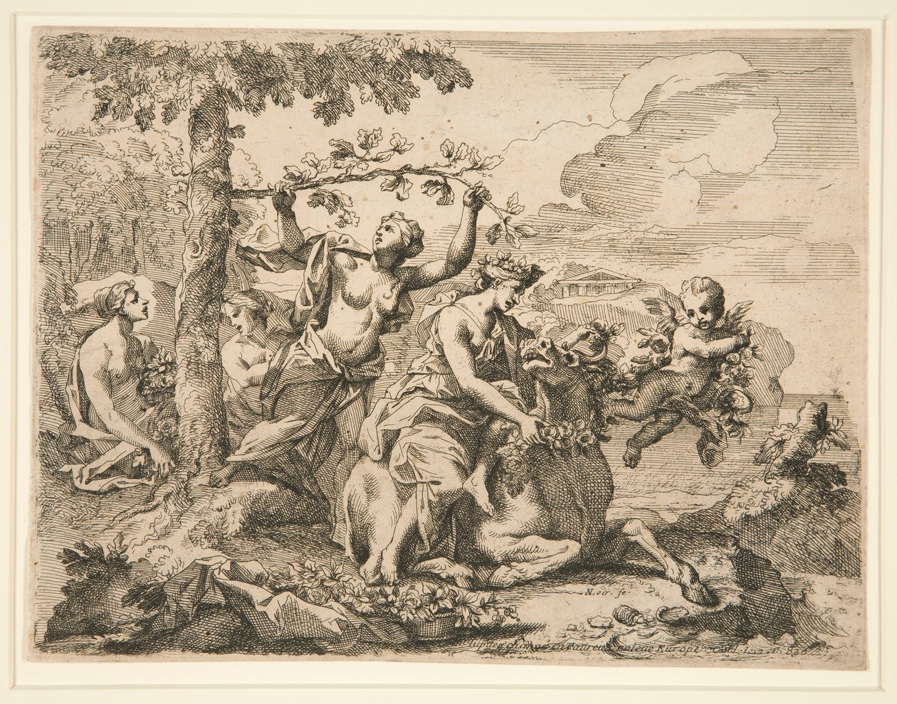 Voldtekt av Europa (L av Nicolas Pierre Loir
