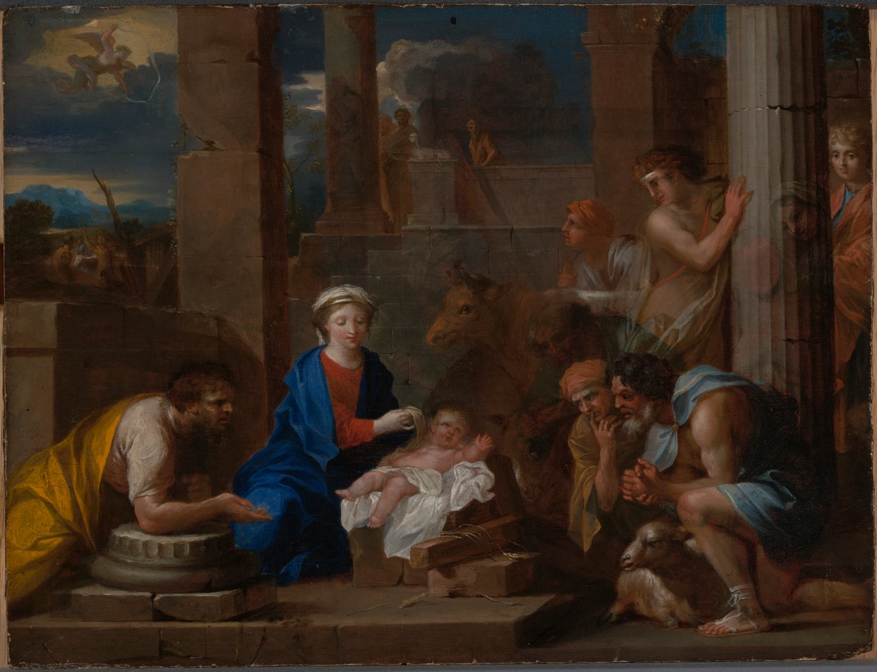 Hyrdenes tilbedelse av Nicolas Pierre Loir