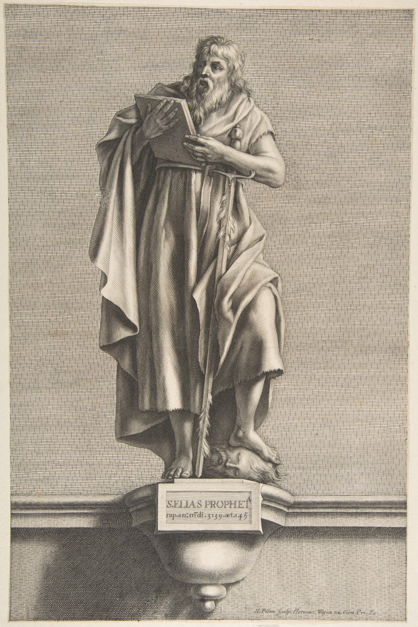 Profeten Elias.n.d. av Nicolas Pitau