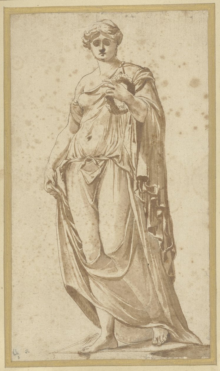 Flora Farnese, sett forfra av Nicolas Poussin (possibly)