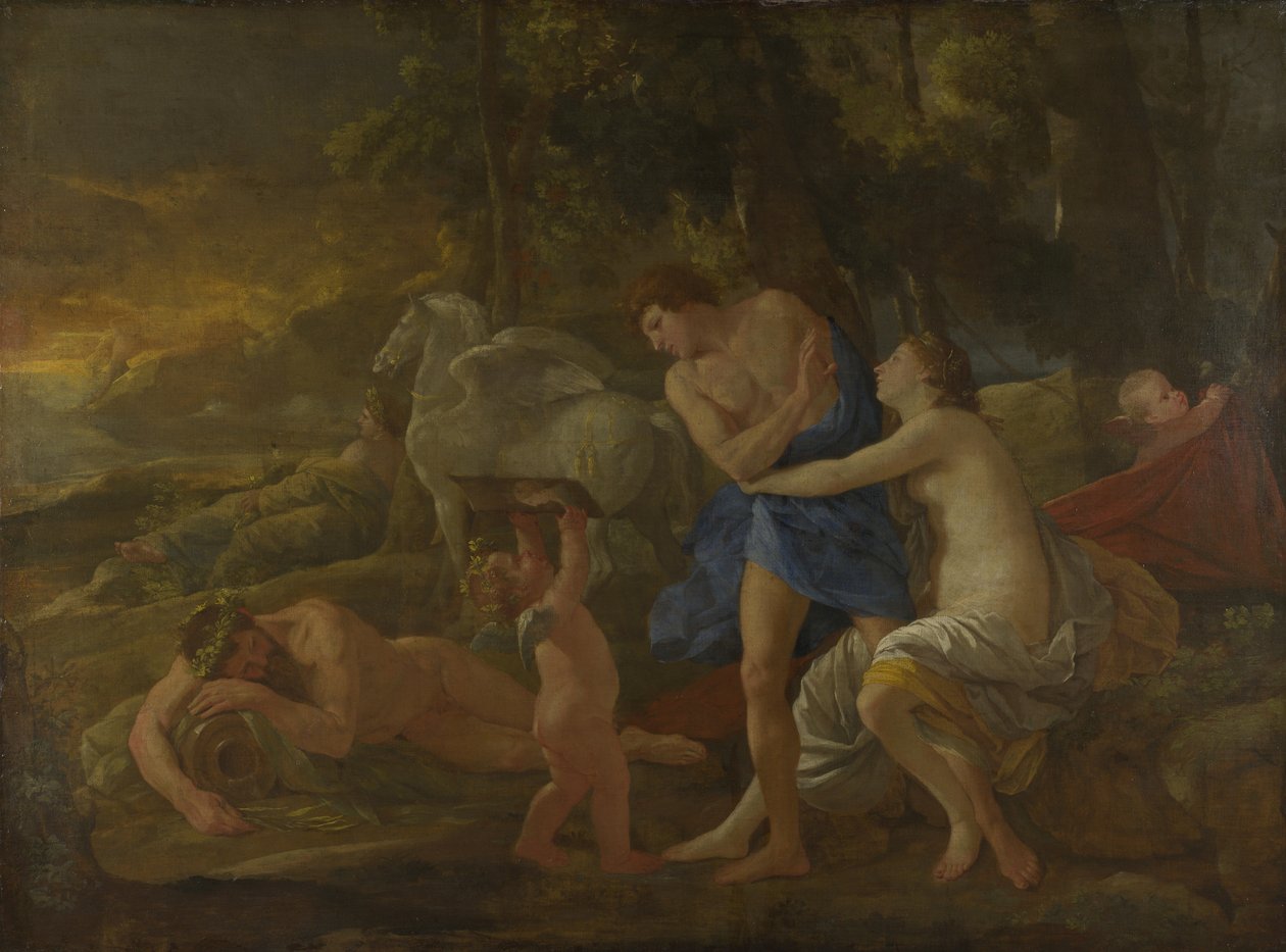 Cephalus og Aurora, ca. 1630 av Nicolas Poussin