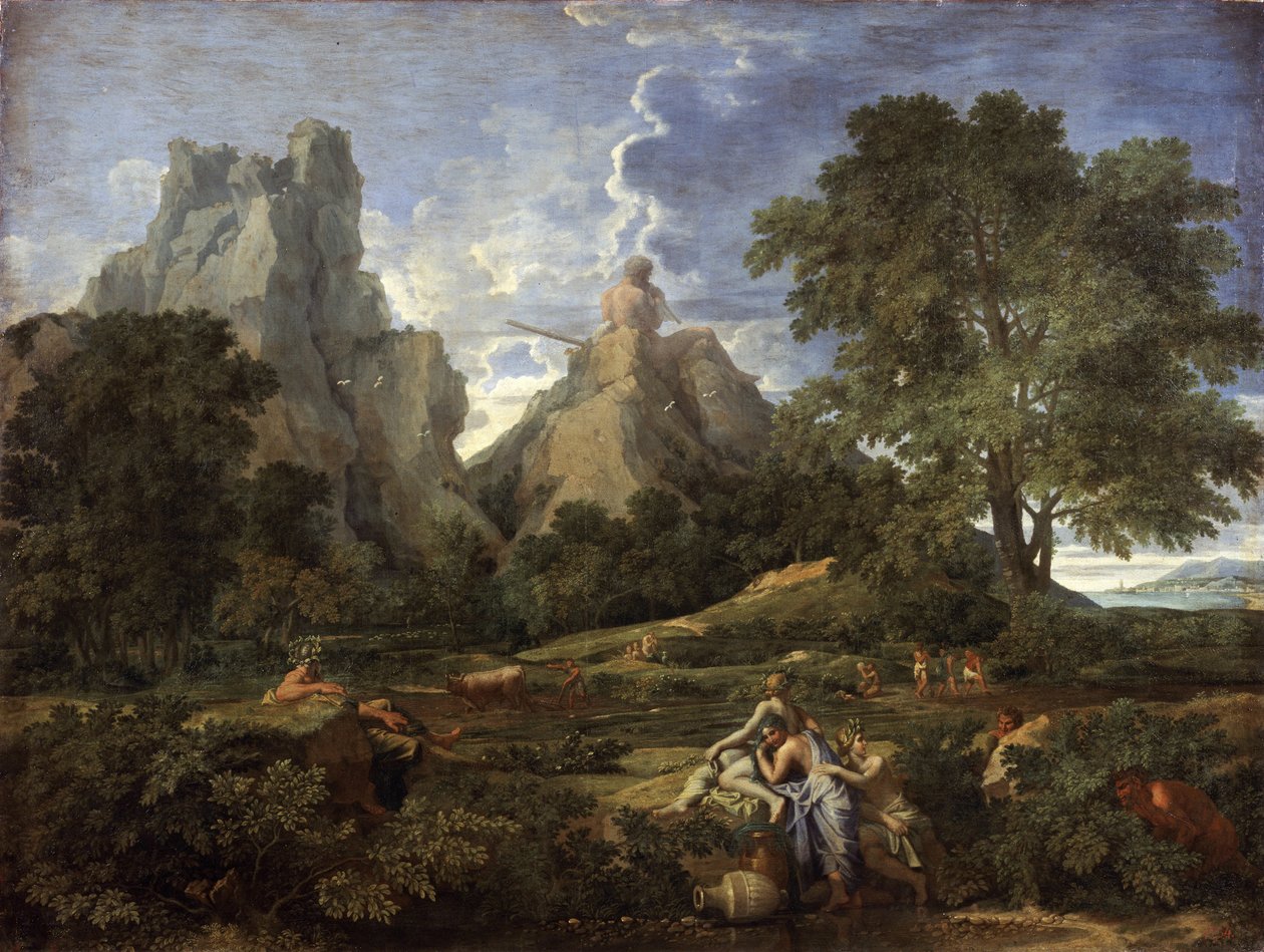 Landskap med Polyphemus, 1649 av Nicolas Poussin