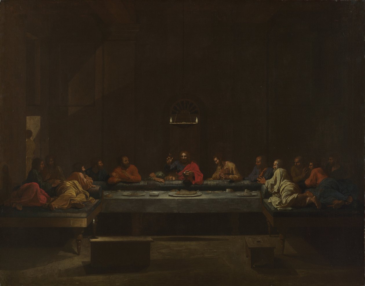 Syv sakramenter: Eukaristien, ca 1637-1640 av Nicolas Poussin