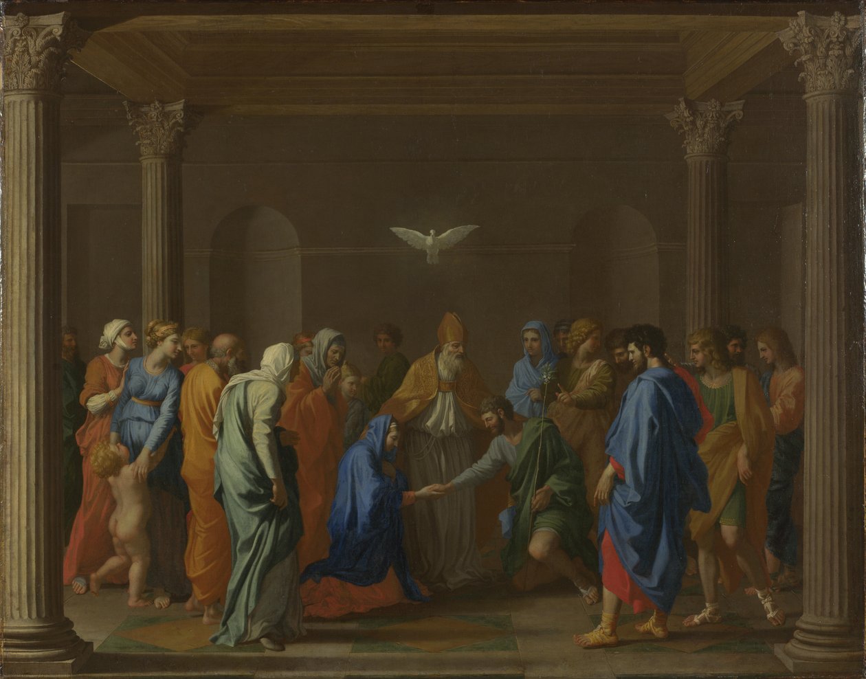 Syv sakramenter: ekteskap, ca 1637-1640 av Nicolas Poussin
