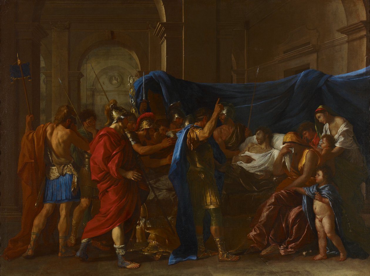 Germanicus død av Nicolas Poussin