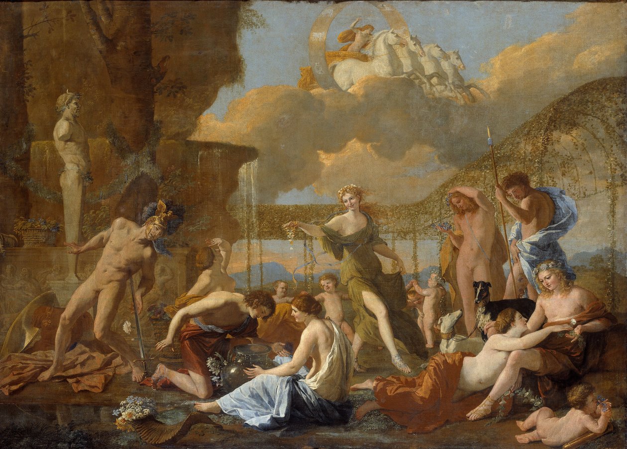 The Empire of Flora av Nicolas Poussin