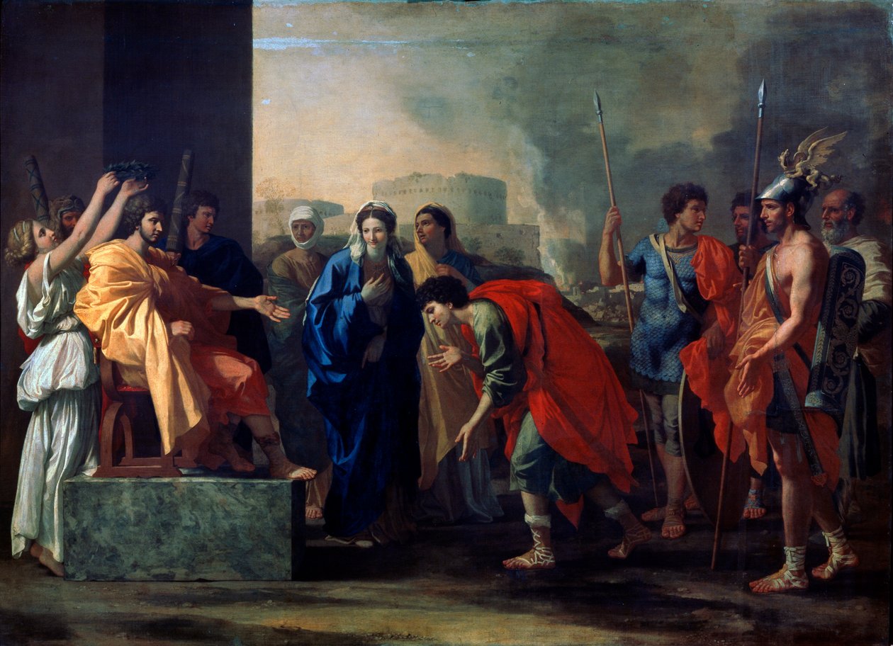 Magnanimity of Scipio Africanus, 1640. av Nicolas Poussin