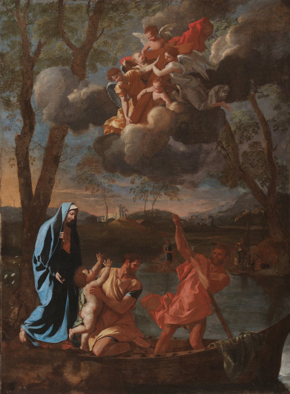 Den hellige families retur til Nasaret av Nicolas Poussin