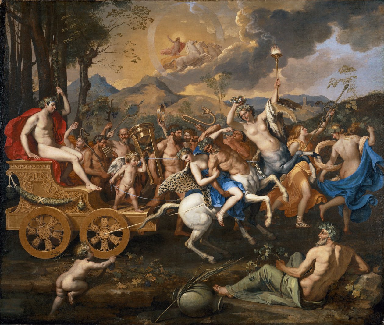 Triumf av Bacchus av Nicolas Poussin