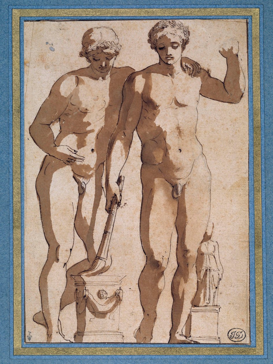 To idrettsutøvere av Nicolas Poussin