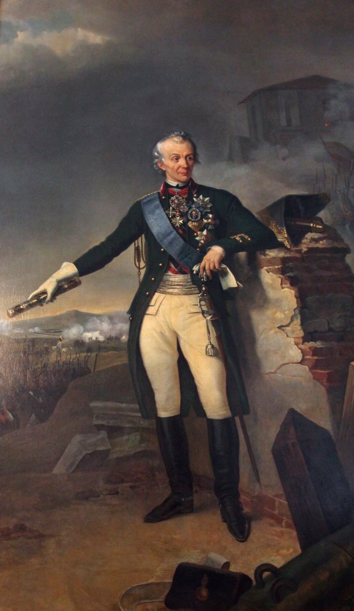 Alexander Suvorov, russisk general, 1833 av Nicolas Sebastien Froste