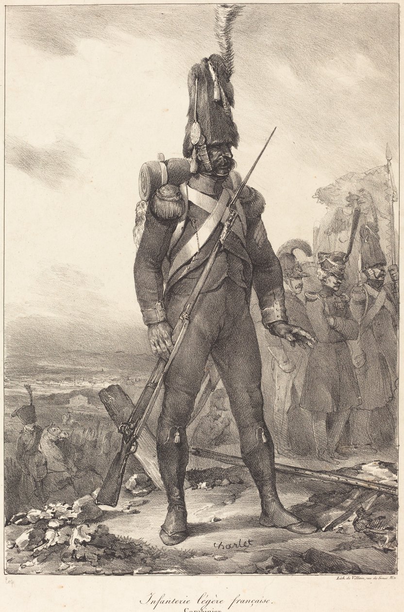 Fransk lett infanteri, Rifleman av Nicolas Toussaint Charlet