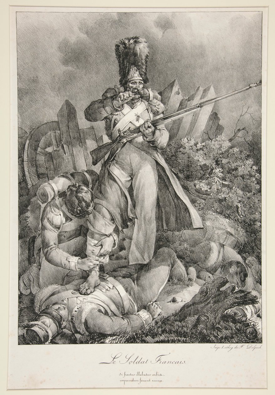Den franske soldaten av Nicolas Toussaint Charlet