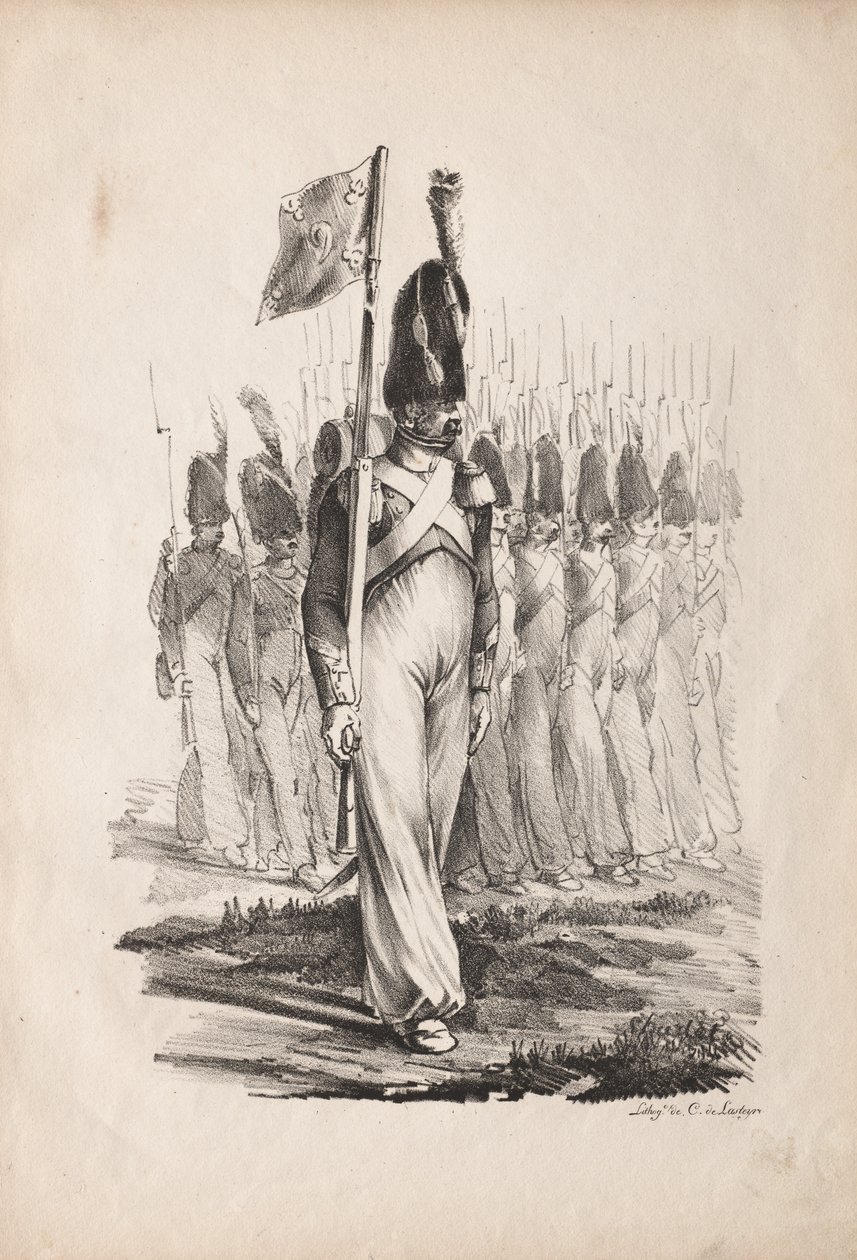 Militære kostymer: Carabiners Sargent, General Guide av Nicolas Toussaint Charlet