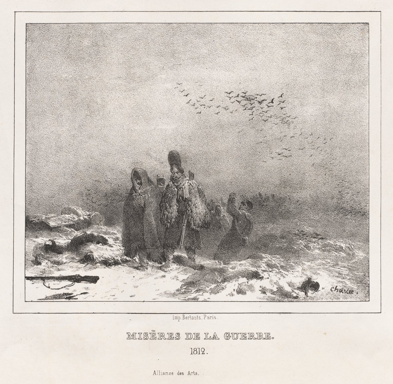 Moralsk og filosofisk alfabet for bruk av små og store barn: Miseries of War 1812, 18 av Nicolas Toussaint Charlet
