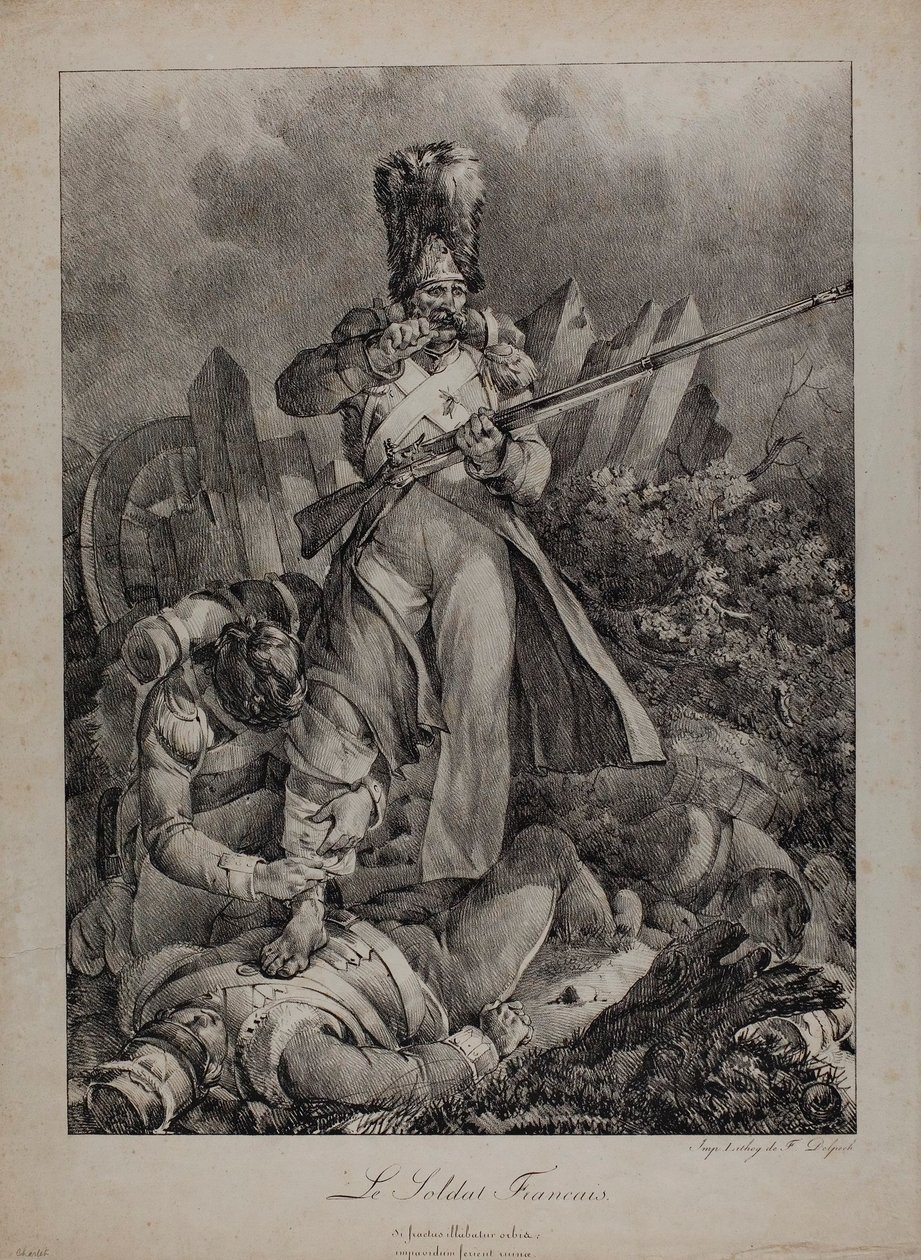 Den franske soldaten av Nicolas Toussaint Charlet