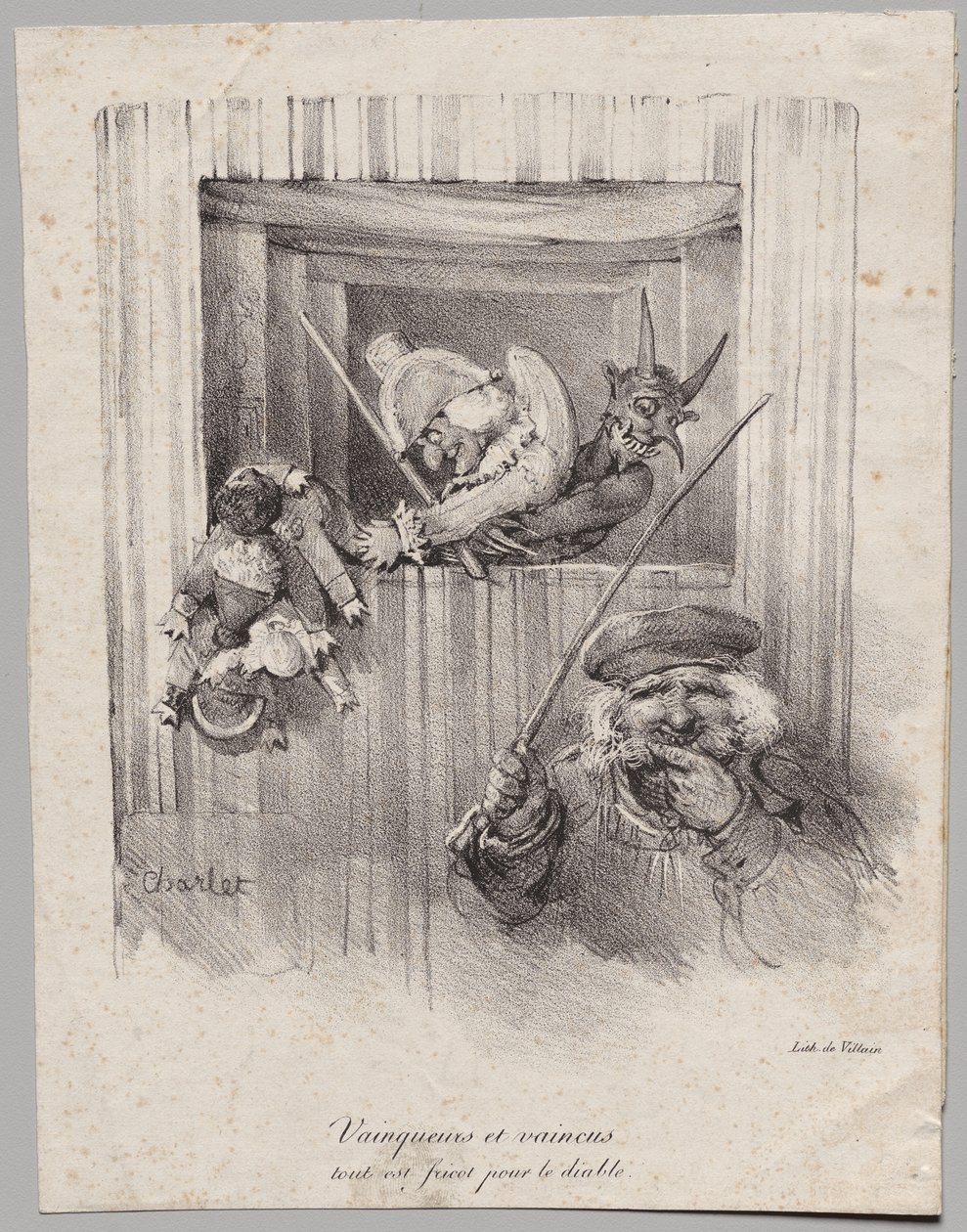 Vinnere og tapere, alle er mat for djevelen av Nicolas Toussaint Charlet