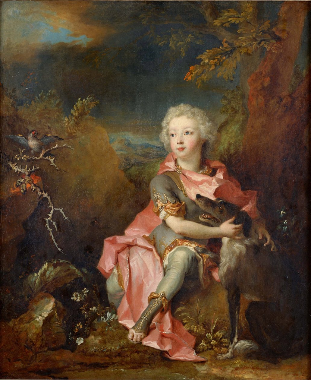 ""Portrett av en ung kvinne av adelen"" Maleri av Nicolas de Largilliere (1656-1746) Circa 1714 National Museum of Western Art, Tokyo Japan av Nicolas de Largillière
