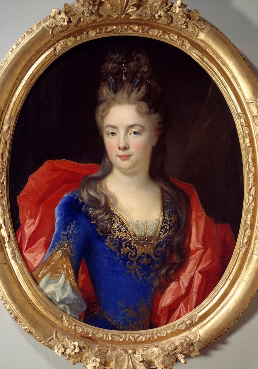 Portrett av Anne Genevieve av Levis Ventadour, prinsesse av Rohan (f. 1673) Maleri av Nicolas de Largilliere (1656-1746) av Nicolas de Largillière
