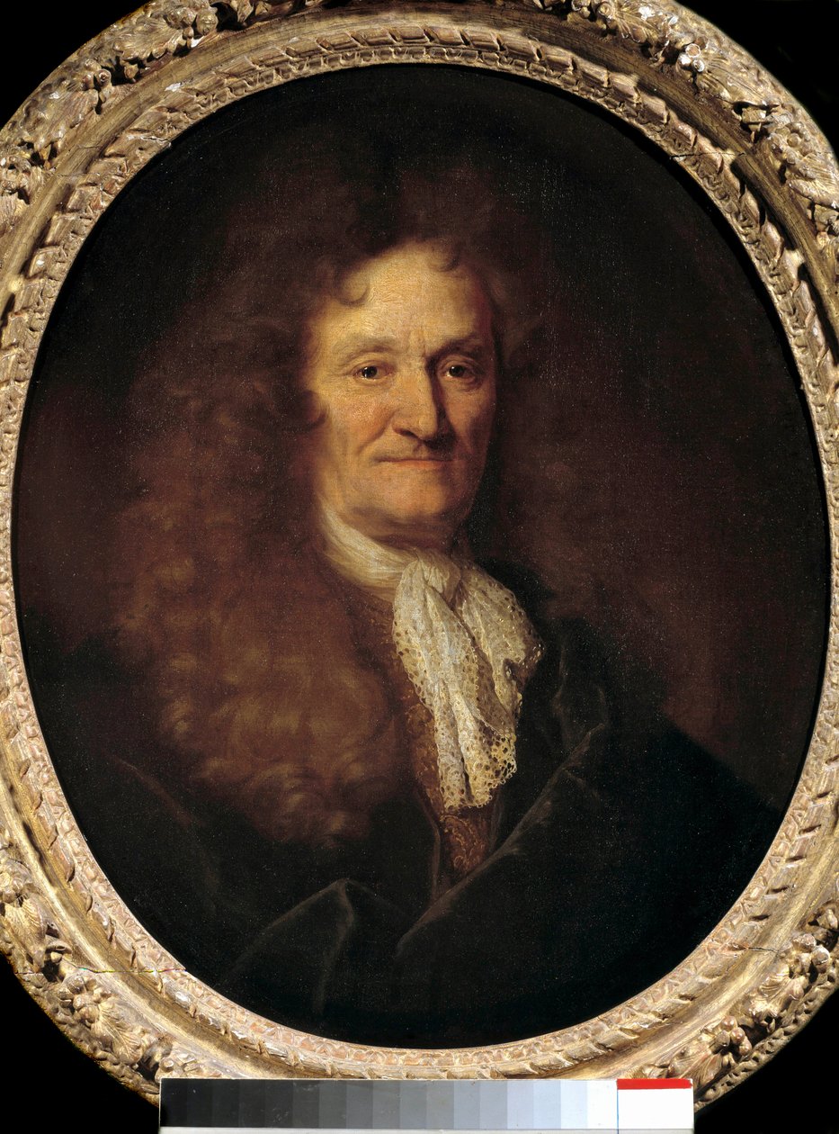Portrett av Jean de la Fontaine (1621-1695) av av Nicolas de Largillière