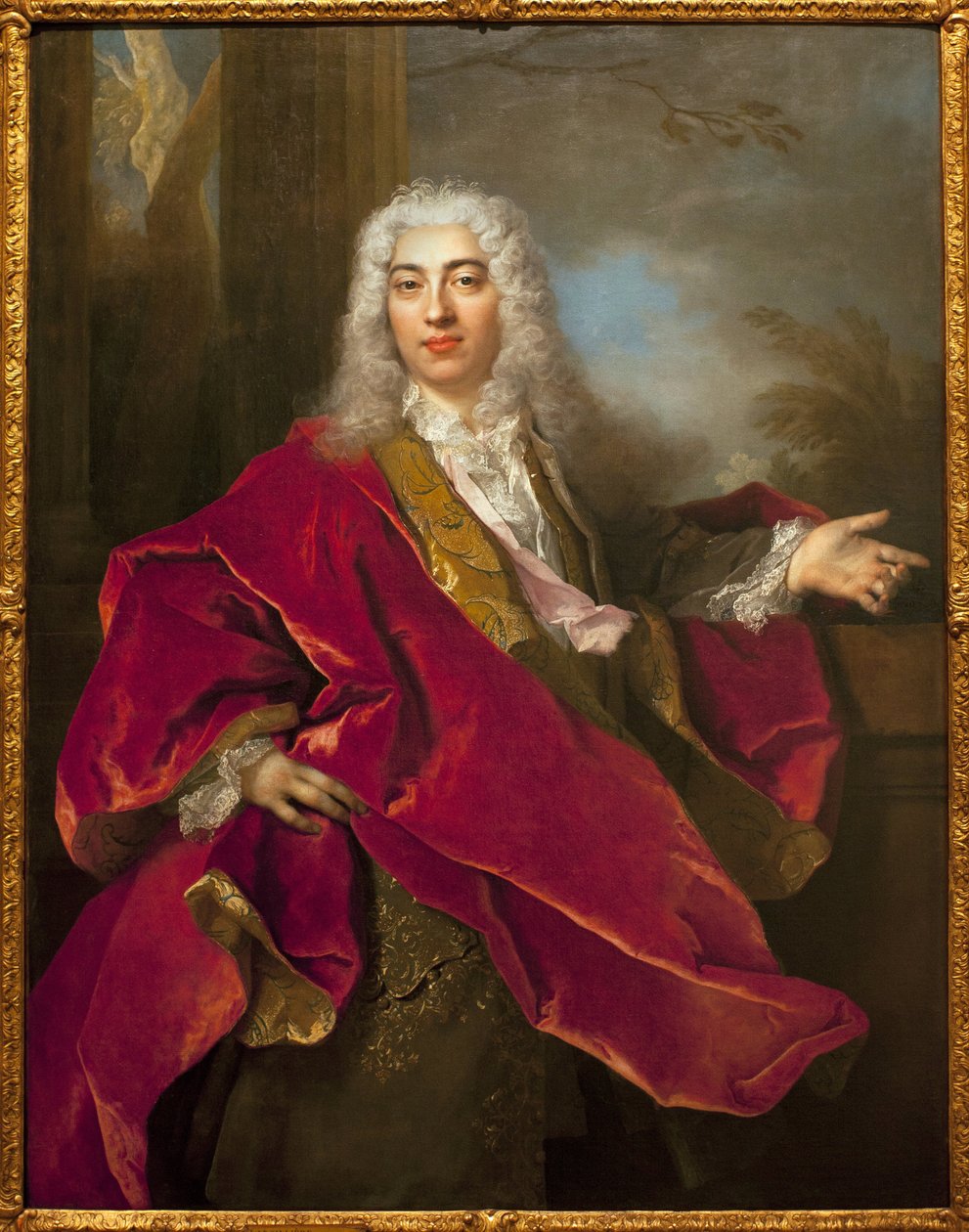 Portrait of Monsieur de Noirmont (?) - Maleri av Nicolas de Largilliere (1656-1746), olje på lerret, ca 1700 (Portrait of Monsieur de Noirmont, av Nicolas de Largilliere, olje på lerret, ca 1700) - Museum of Ancient Arts av Lisboa (Portugal) av Nicolas de Largillière
