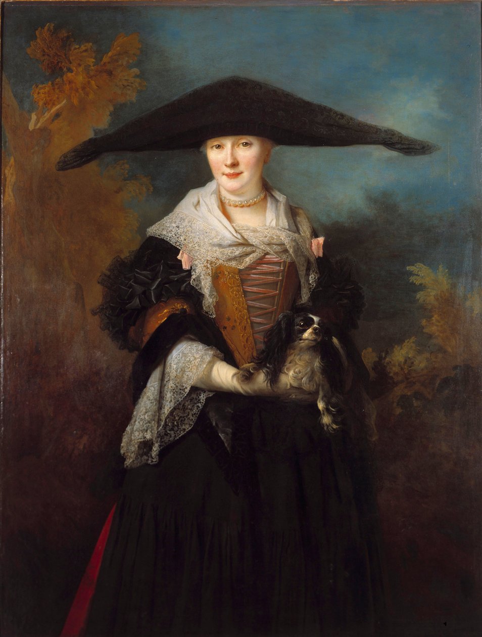 Portrett av det vakre Strasbourg-maleriet av Nicolas de Largilliere (1656-1746) 1703 Strasbourg, Musee des Beaux Arts. av Nicolas de Largillière