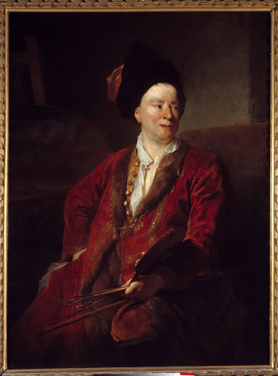 Portrett av maleren Jean Baptiste Forest (1636-1712) Maleri av Nicolas de Largilliere (1656-1746) 1704 Søn. 1,29x0,96 m Lille, musee des Beaux arts - Portrett av maleren Jean Baptiste Forest (1636-1712). Maleri av Nicolas de Largilliere (1656-1 av Nicolas de Largillière