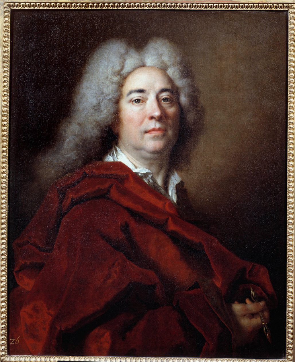 Selvportrett. Maleri av Nicolas De Largilliere (1656-1746) av Nicolas de Largillière