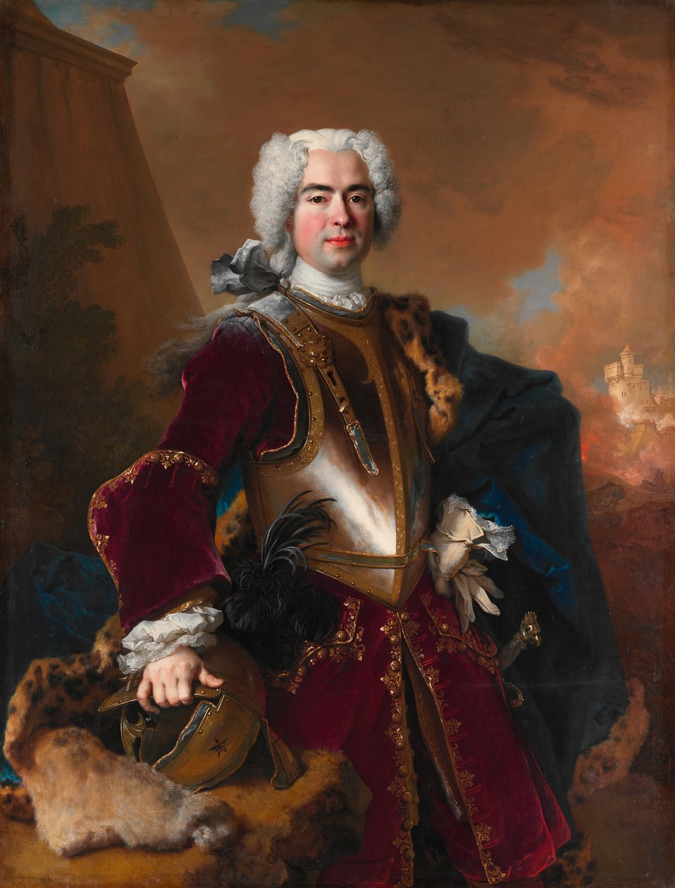 André François Alloys de Theys dHerculais 1692-1779, 1727. av Nicolas de Largillière