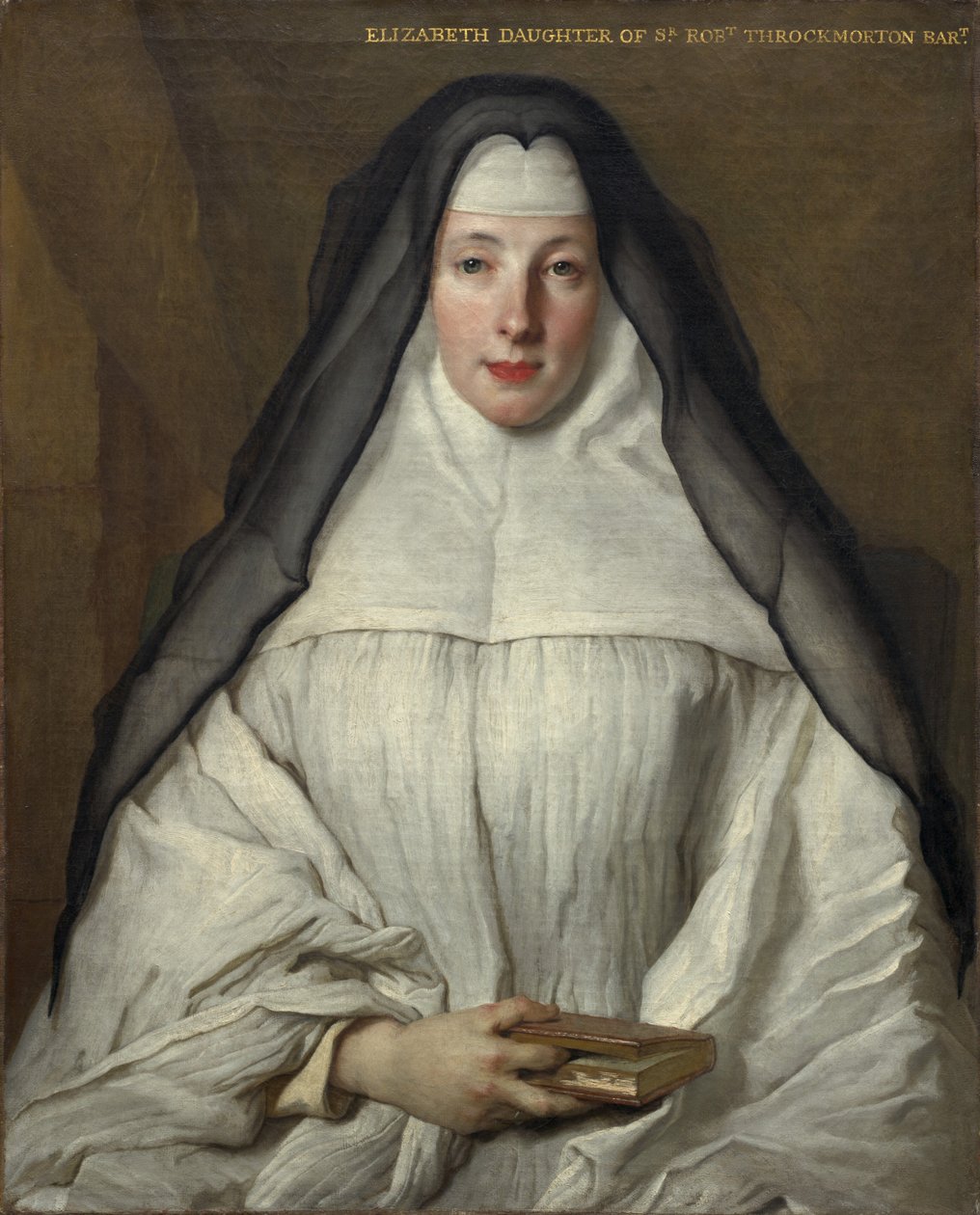 Elizabeth Throckmorton, kanoninne av Order of the Dames Augustines Anglaises av Nicolas de Largillière