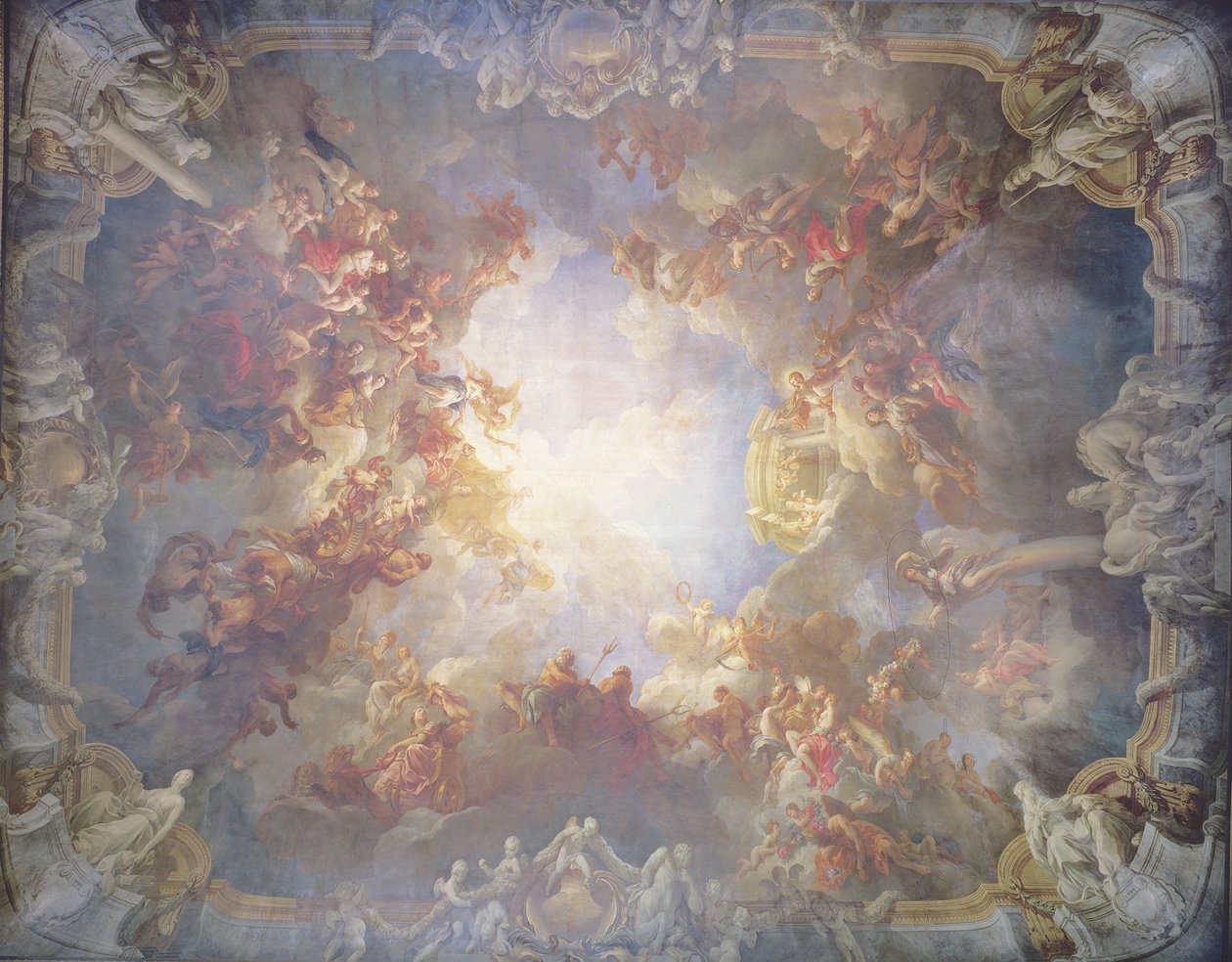 Portrett av Charles Le Brun (1619-90) 1686 av Nicolas de Largillière