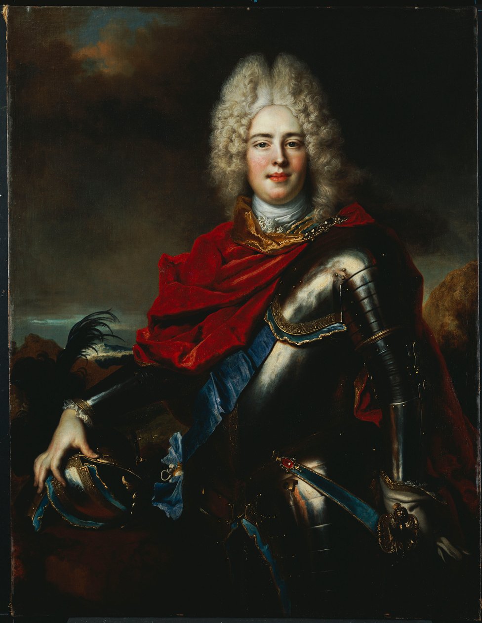 Portrett av Frederick Augustus II av Sachsen av Nicolas de Largillière