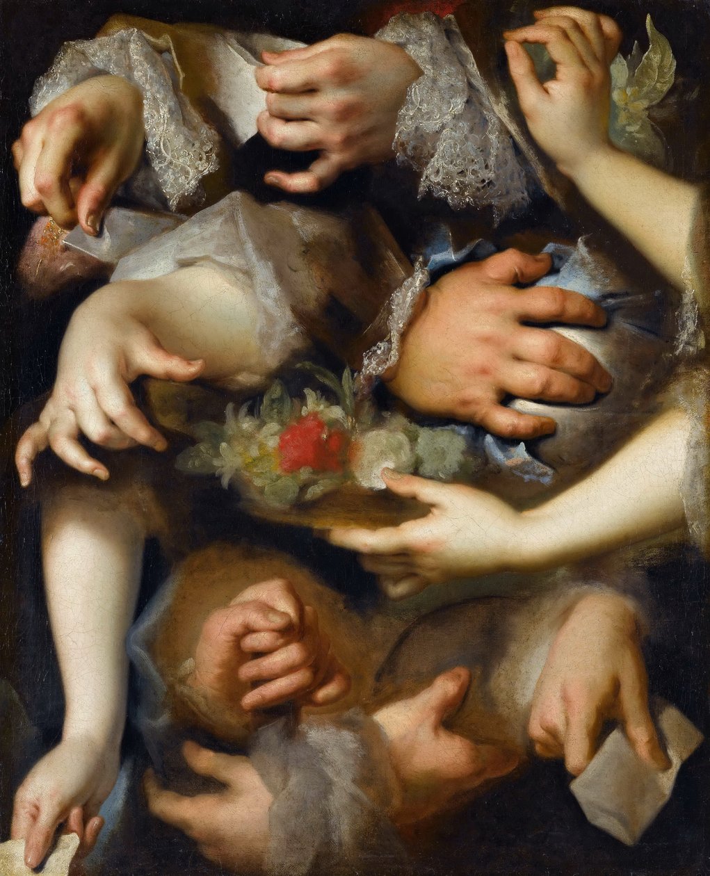 Studie av hender av Nicolas de Largillière