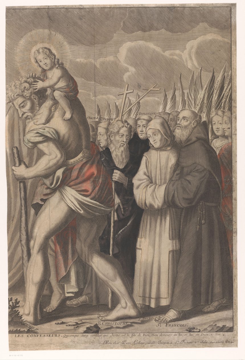 Kristi triumftog med gamle og nye testamente Jesu Kristi triumf (tittel på objekt) av Nicolas de Larmessin (I)