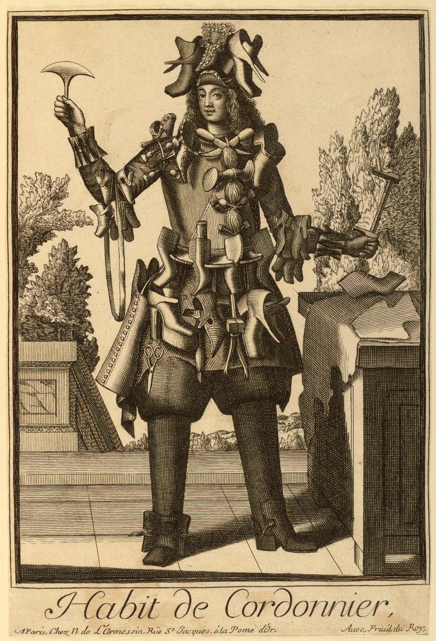 Skomakerdress [Skomakeren] av Nicolas de Larmessin II