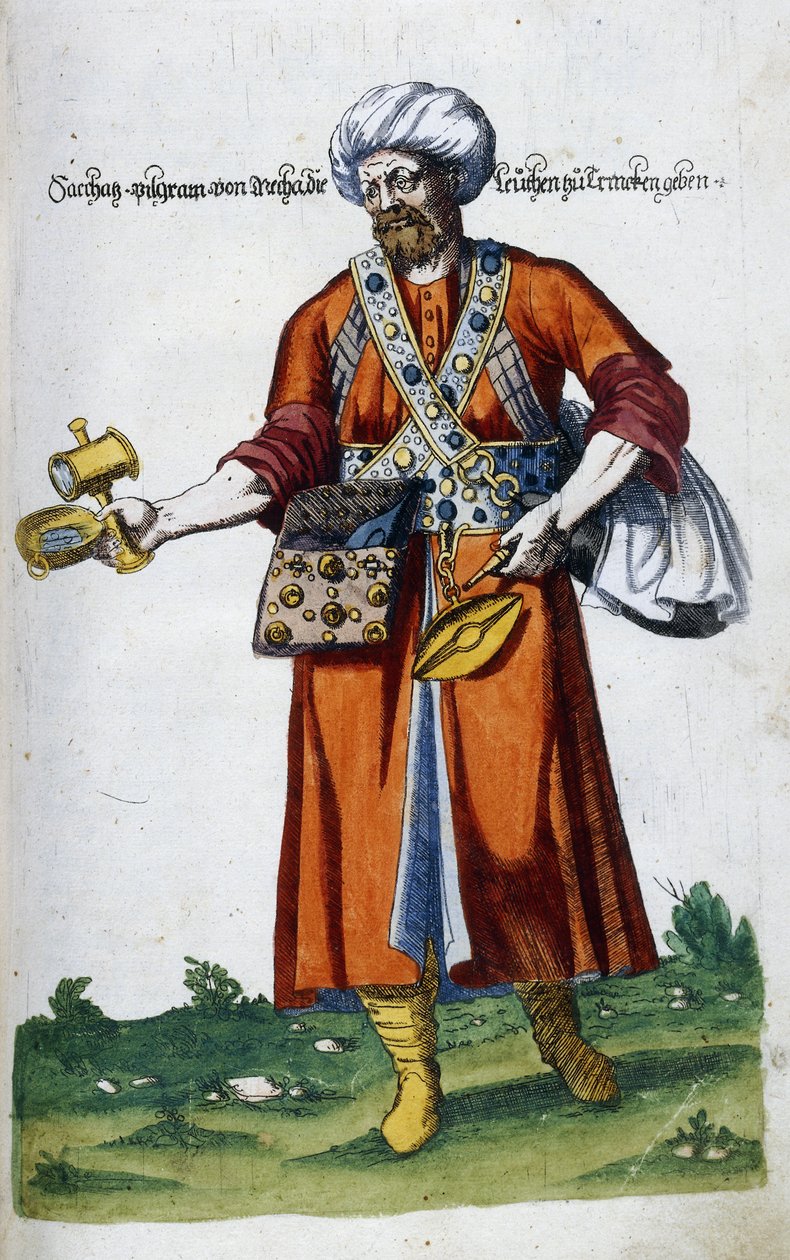 Tidlig europeisk arbeid om orientalsk kostyme, 1572 av Nicolas de Nicolay