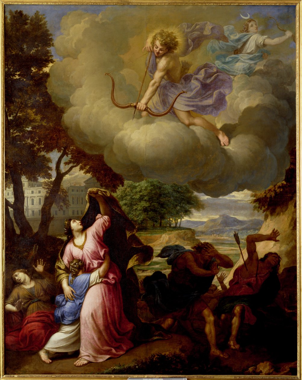 Barna til Niobe av Nicolas de Platte Montagne