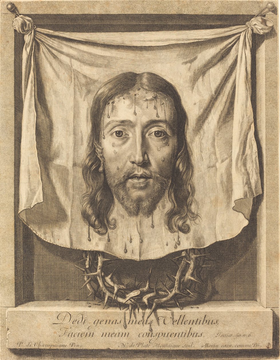 Sløret til Saint Veronica av Nicolas de Plattemontagne after Philippe